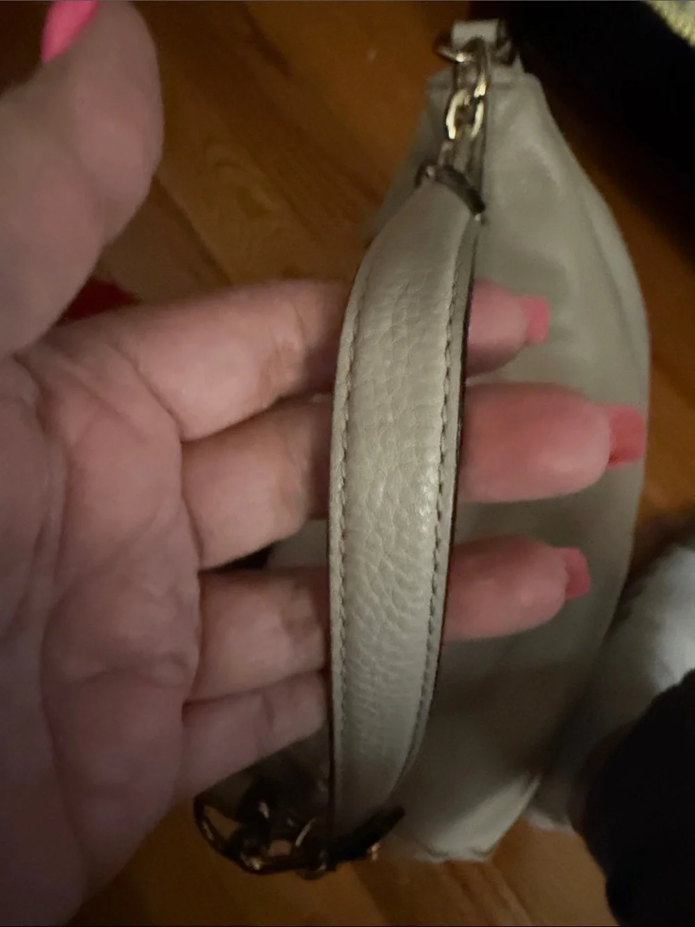 Kate Spade Cream Leather Hobo Bag